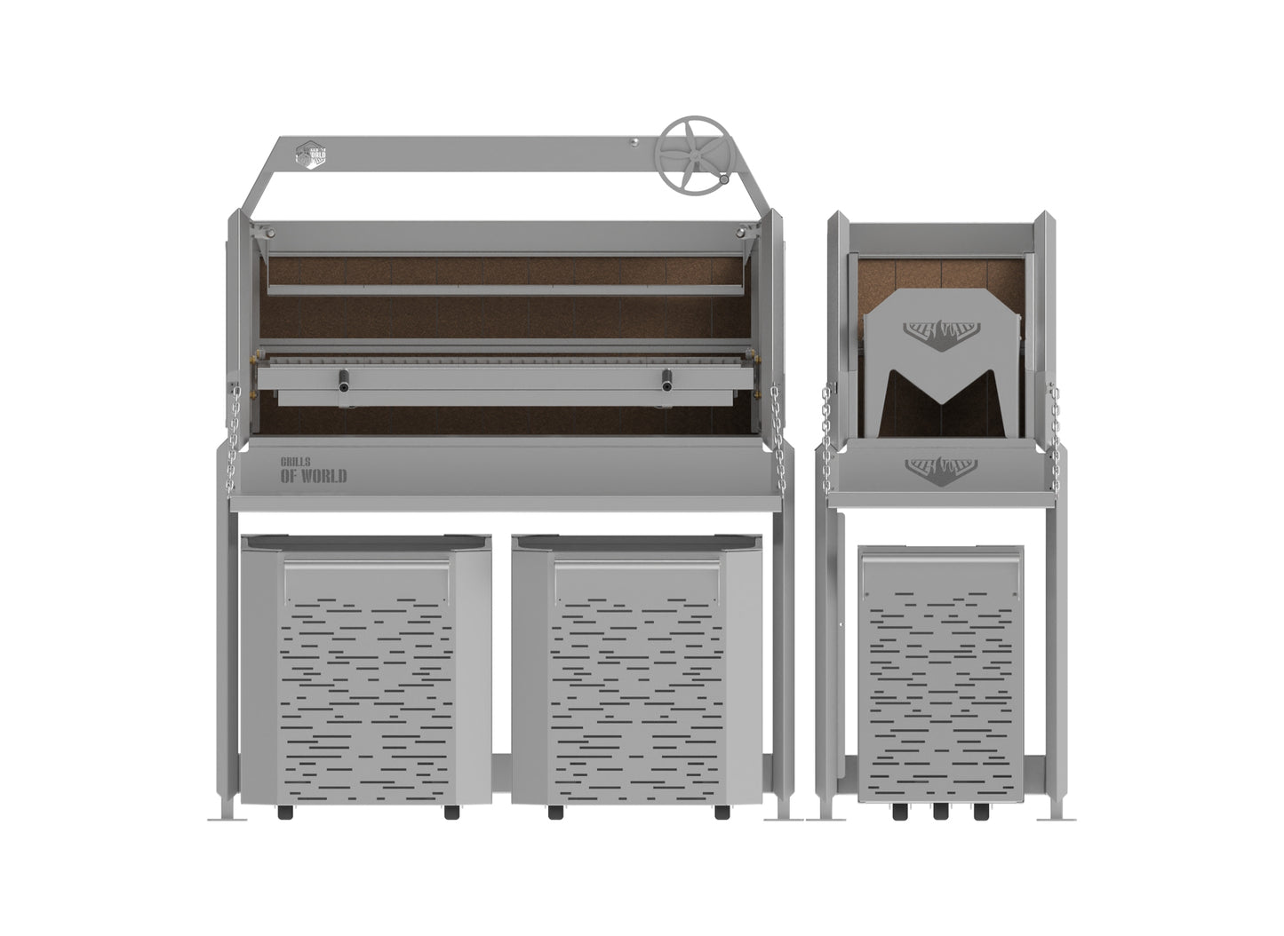Professional Grill 5 Sections